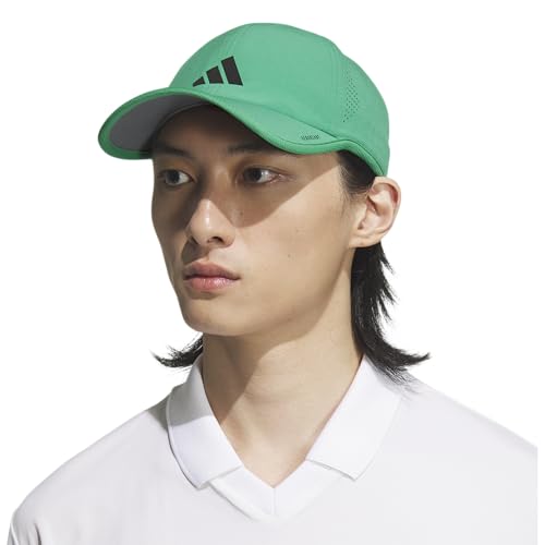 adidas Men's Superlite Hat - color: Semi Court Green/Black/3