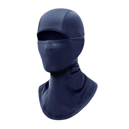 Balaclava Ski Mask Summer Cooling Face Cover Lightweight Shiesty Mask for Men Women UV Protector Unisex Motorcycle - color: Navy Blue - Hinged