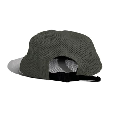 FASHIXD Mesh 5 Panel Runner Hat for Men Flat Brim Quick Dry Running Hat - color: Dark Green