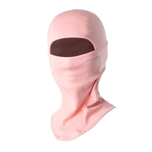 ROCKBROS Ski Mask Balaclava Cold Weather Scarf Thermal Winter Neck - color: Pink