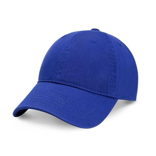 CHOK.LIDS Everyday Premium Cotton Dad Hat Adjustable Baseball Cap Unisex - color: Royal Blue