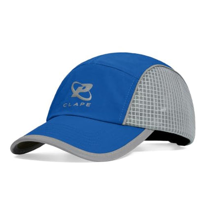 Croogo 5 Panel Running Hat Quick-Drying Lightweight Mesh Baseball Cap - color: Electric Blue
