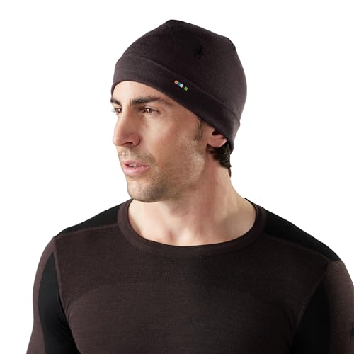 SmartWool Unisex Adult Thermal Merino Reversible Cuffed Beanie - color: Mink Heather