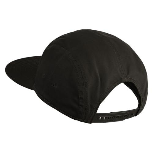 5 Panel Superior Cotton Twill Flat Bill Camper Cap - color: Dark Olive