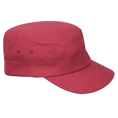 Kangol Cotton Twill Army Cap - color: Cardinal, size: XX-Large