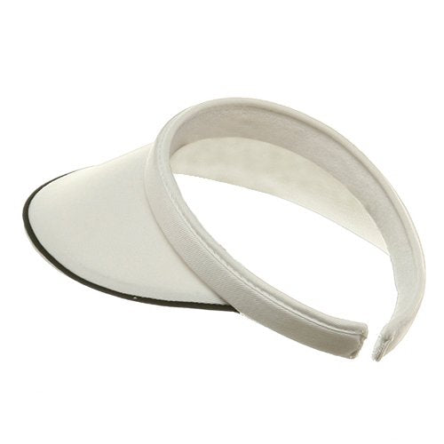 Piping Clip On Visor - color: White