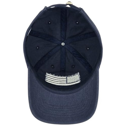 E BY ELIDAN USA Hat, Embroidered American Flag Baseball Cap for Men Women - color: Tonal Navy
