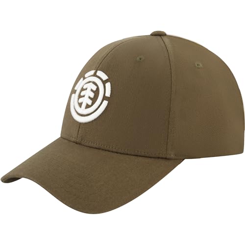 Element Unisex Adult Element Baseball Hat, Adult Flex Fit Active Sport Cap with Curved Brim - color: Olive
