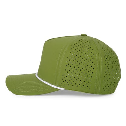 HH HOFNEN Quick Dry Baseball Cap Snapback Golf Trucker Hat for Men Women - color: #1 Green
