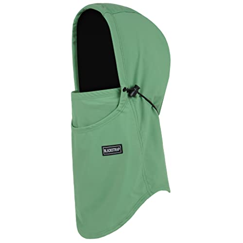 BLACKSTRAP Team Hood Dual Layer Adjustable Balaclava Ski Mask Compatible, Adult Unisex - color: Basil