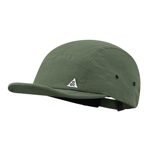 Croogo Quick Dry Short Brim Baseball Cap 5 Panel Lightweight Running Hat - color: Ddy1-green