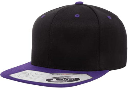 Flexfit Men's 110 Classic Snapback - color: Black/Purple