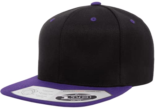 Flexfit Men's 110 Classic Snapback - color: Black/Purple