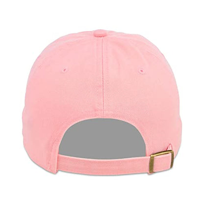 Lids Blank Baseline Dad Adjustable Strapback Hat - color: Pink