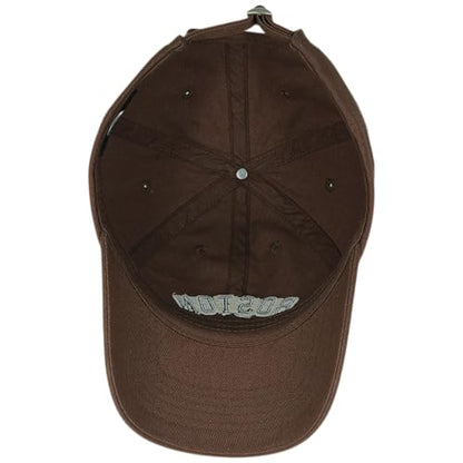 E BY ELIDAN Boston EST 1630 Dad Hat, Embroidered Cotton Baseball Cap - color: Brown