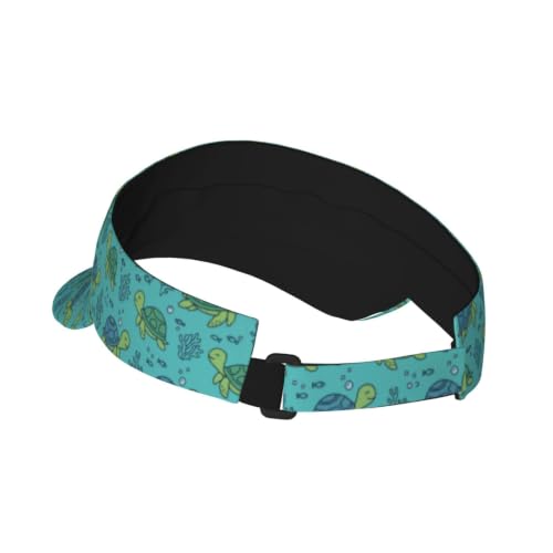 Leopard Print Sunscreen Visor Cap Adjustable Empty Top Outdoor Sports Hat - color: 25