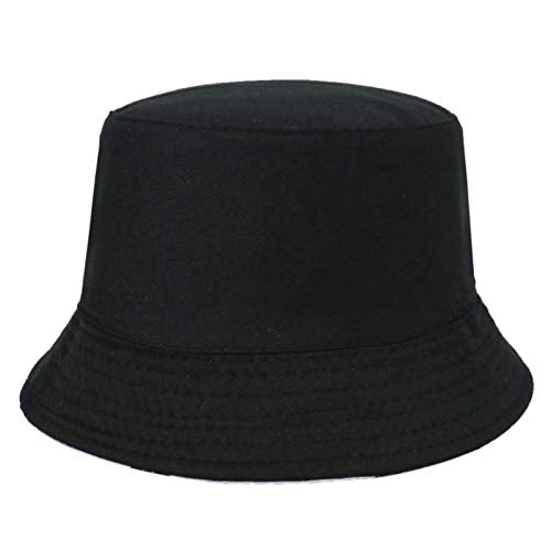 Quanhaigou Bucket Hat for Men Women,Packable Reversible Printed Sun Hats,Fisherman Outdoor Summer Travel Hiking Beach Caps - color: Black White Cow