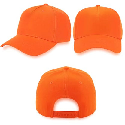 12 Pack Seamless Baseball Caps Wholesale Bulk - No Center Seam, DIY Friendly, Adjustable Breathable Lightweight for Men Women - color: Mixing Colors