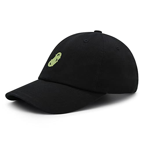 JPAK Pickle Premium Dad Hat Embroidered Cotton Baseball Cap Dill Juice - color: Black