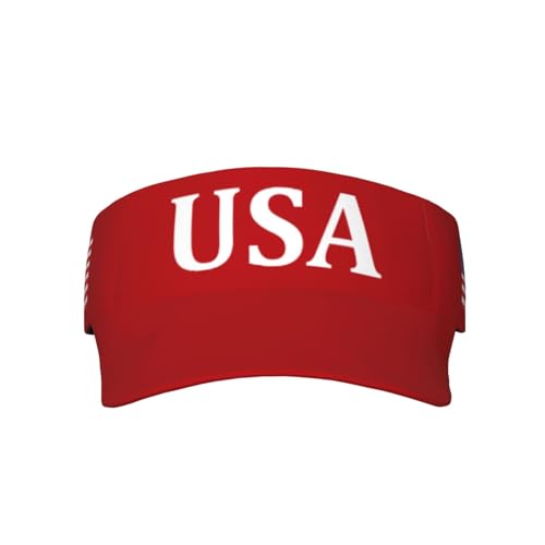 United States 250th Anniversary Hat America Patriotic Visor Caps for Women Men Adjustable Sun Hat - color: Usa Flag 2