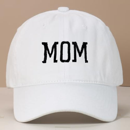 Women's Men's Fashion Baseball Cap Adjustable Strapback Hats Dad Hat Visor Sports Hat - color: Mom