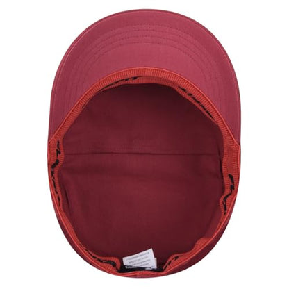Kangol Cotton Twill Army Cap - color: Cardinal, size: XX-Large