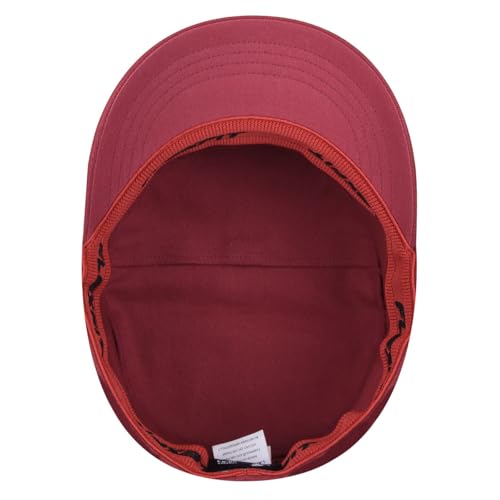 Kangol Cotton Twill Army Cap - color: Cardinal, size: Small-Medium