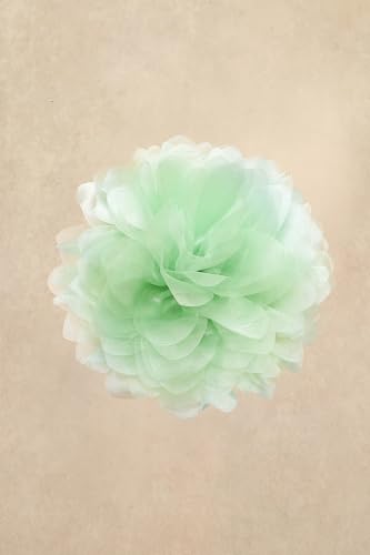BABEYOND Fascinators Hats for Women Large Tea Party Mesh Flower Derby Hat - color: Light Green, size: One Size