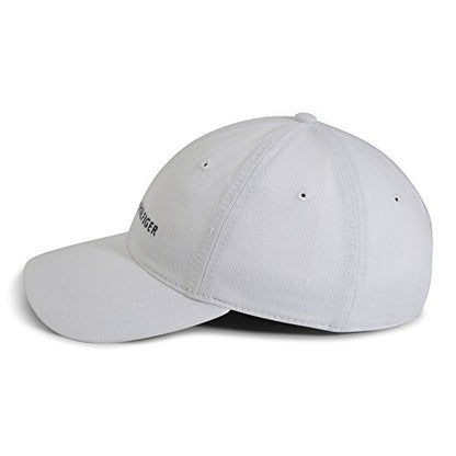 Tommy Hilfiger Men's Cotton Logo Adjustable Baseball Cap - color: White