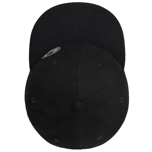 Flat Brim Hats for Men - Gothic Style Skull Hat Leather Pattern - Hip-Hop Snapback Hat Skeleton Hats for Men - color: 03.skeleton-2-blackgrey