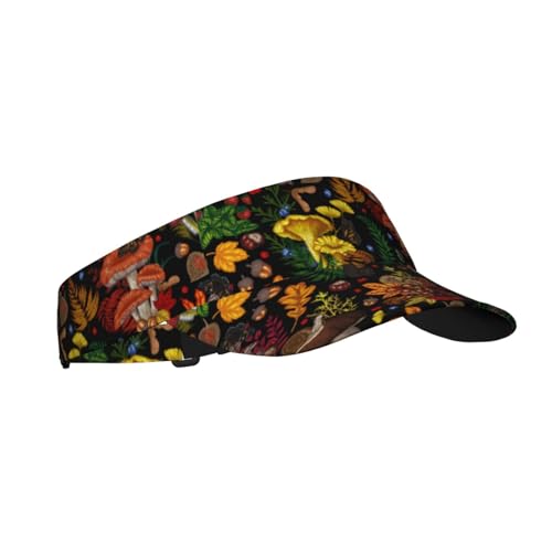 Gianlaima Funny Golf Sun Visor Hat for Women Men - color: Black6