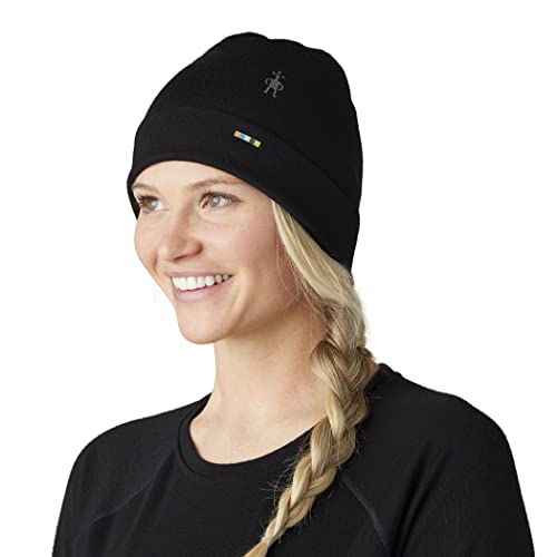 SmartWool Unisex Adult Thermal Merino Reversible Cuffed Beanie - color: Black