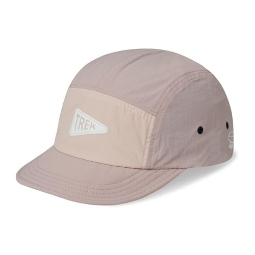 Clakllie Quick Dry Short Brim Hats for Men 5 Panel Running Hat Waterproof Baseball Cap Outdoor Hiking Hat Flat Bill Cadet Cap - color: Cdus-bssd2567-pink