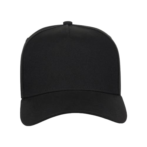 Lids Blank Hook Shot A-Frame Adjustable Snapback Hat – Breathable Mesh & Lightweight | Curved Bill | One Size Fits Most - color: Black