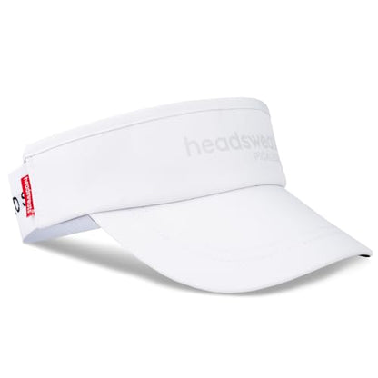 Headsweats Performance Pickleball Hats and Visors - color: White, style: Visor