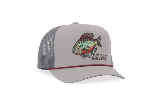 Bajío Fishing Hat - Performance, Corduroy and Twill Trucker Snapback - color: Bluegill - Cloud - Twill