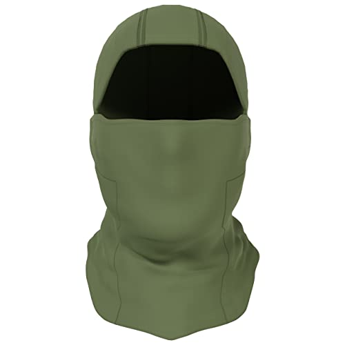 BaHoki Essentials Balaclava Ski Mask - Breathable Thermal Face Cover for Cold Weather - Wind-Resistant Head Gear - style: Green