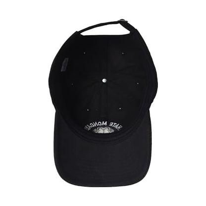 Concept One Unisex Adult Garfield Dad Hat, Cotton Adjustable Baseball Cap with Curved Brim - color: Black