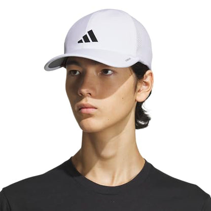 adidas Men's Superlite Hat - color: White/Black/3