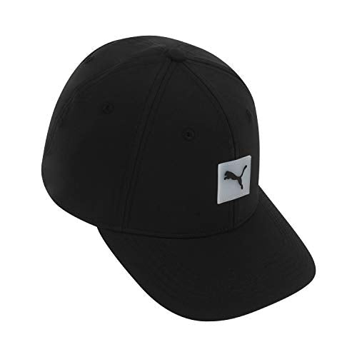 PUMA Stretch Fit Cap - color: Black, size: Small-Medium