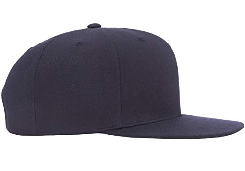 Flexfit Unisex Adult Yp Classics Premium Snapback Cap – 2-Tone - color: Dark Navy