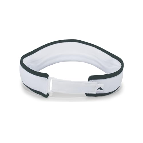 Pacific Headwear Unisex Adult Pacific Headwear Lite Allsport Active Visor - color: White/Dark Green