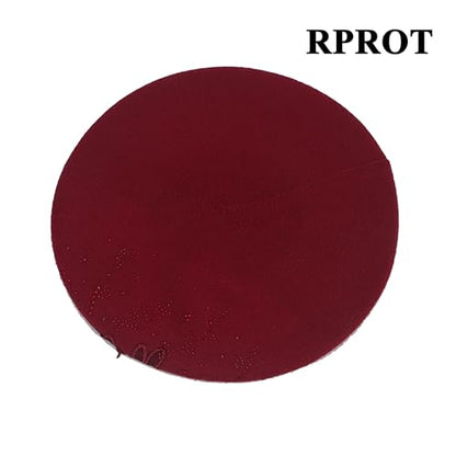 French Style Flower Embroidery Beret - Soft Knitted Solid Color Hat for Women & Girls Accessory, 22-23.6in
