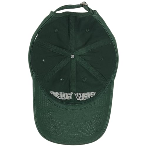 E BY ELIDAN NY Dad Hat, New York EST.1625 Cotton Baseball Cap Women & Men - color: Dark Green
