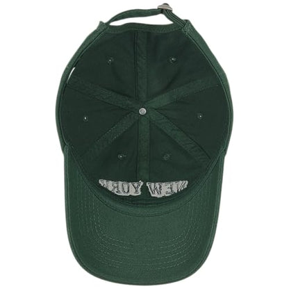 E BY ELIDAN NY Dad Hat, New York EST.1625 Cotton Baseball Cap Women & Men - color: Dark Green