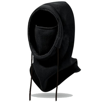 Cold Weather Microfleece Balaclava Hat Winter Warm Face Mask for Women Men Thermal Hooded Cover Medium
