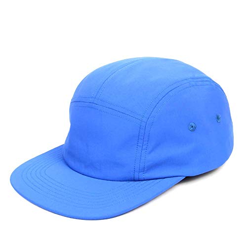 5 Panel Baseball Cap Camp Cap Taslon Short Brim Cap Quick Dry Hat Flat Bill Big Size Large Caps Oversize Running Hat - color: L Blue, size: 7 1/2