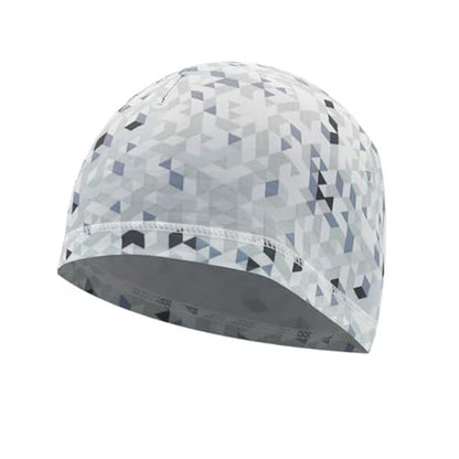 Helmet Skull Caps Sport Cycling Sweat Wicking Helmet Liner Quick Dry Running Hat for Men and Women - color: Checkered White