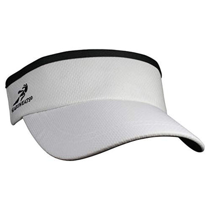 Headsweats Unisex Adult Lightweight Performance Running Sun Visor - color: White