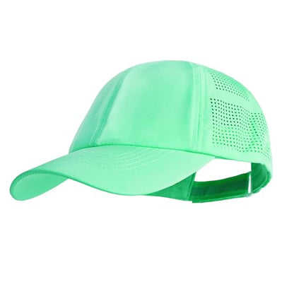 HH HOFNEN Women Quick Drying Baseball Cap Sun Hat Unstructured Golf Hat - color: #1 Mint